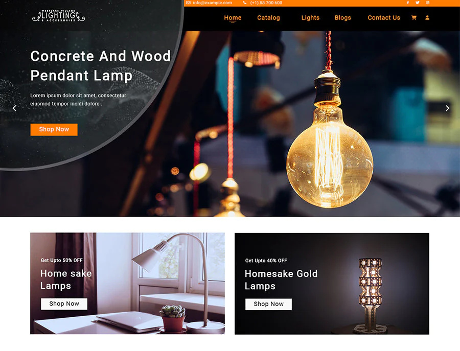 Lighting Shop Premium Shopify Theme - A Perfect Take-off for Your Business!