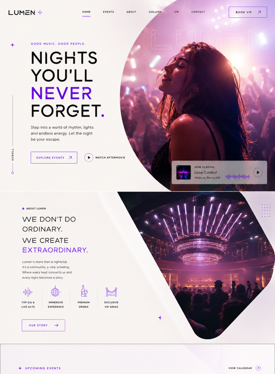 Free DJ Night Club WordPress Theme