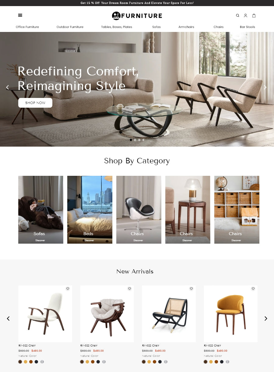 Free Furniture Wordpress Theme