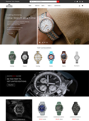 Premium Watch Store Shopify Template