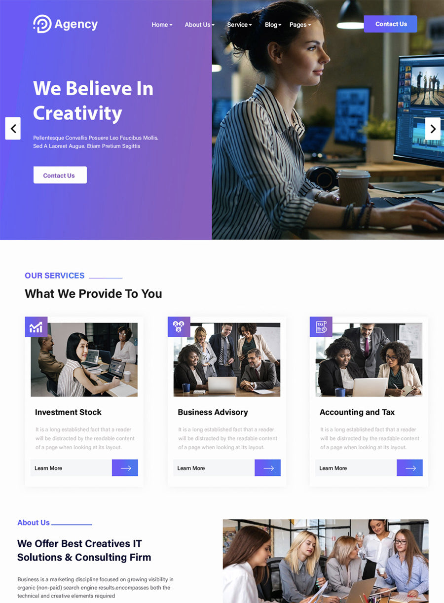 Digital Marketing Agency Free Wordpress Theme