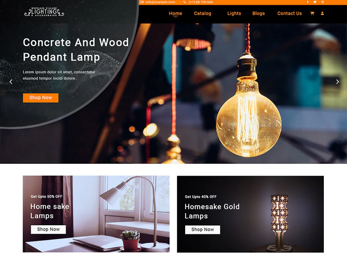 Lighting Shop Premium Shopify Theme - A Perfect Take-off for Your Business!