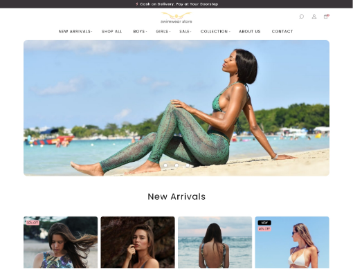 Dive into Savings with Our Free Swimwear Store Shopify Theme