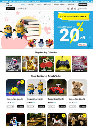 Premium Toy Store Wordpress Template