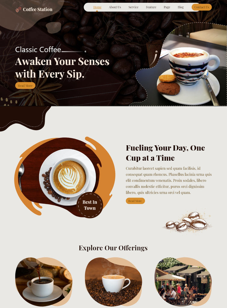 Coffee Station Premium Wordpress Theme