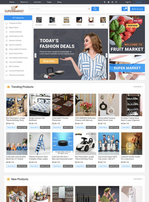Free Supermarket Ecommerce Wordpress Theme