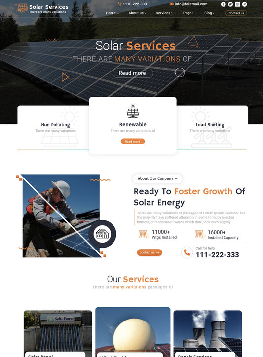 Solar System Free Wordpress Theme